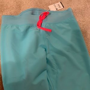Figs Neon Blue Livingston Scrub pants Medium